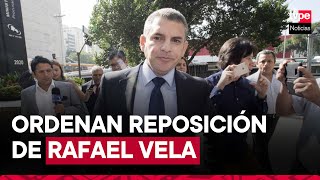 PJ ordena la reposición de Rafael Vela al Equipo Especial Lava Jato [upl. by Ojybbob]