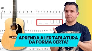 APRENDA A LER TABLATURA DA FORMA CERTA 🤔 VEJA ESTA AULA COMPLETA NO VIOLÃO 🚀 [upl. by Lazaruk]