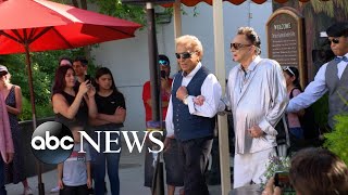 Siegfried and Roy respond to trainers account of tiger attack l ABC News [upl. by Ancalin50]