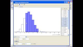 geogebra binomialverteilung [upl. by Aicats]