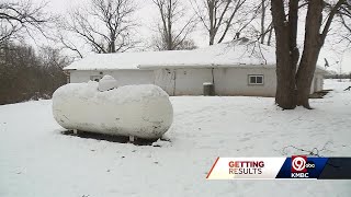 Odessa Missouri family has working heat once again after going weeks without propane delivery [upl. by Terpstra302]