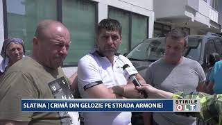 SLATINA CRIMA DIN GELOZIE PE STRADA ARMONIEI [upl. by Adoc]