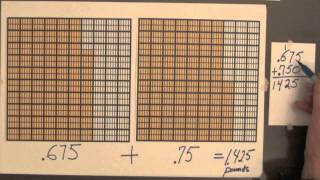 Video 6 Addition of Decimals with Decimal Squares [upl. by Alita782]