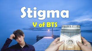 Stigma V of BTS kalimba number tabs music sheet [upl. by Ahar543]