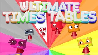 Numberblocks 1 to 10 Times Tables Songs [upl. by Omle431]