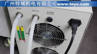 How to install water chiller CW5000 on 100W laser cutting machine [upl. by Eiznikcm]