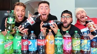 THE ULTIMATE SODA CHALLENGE TASTE TESTING EVERY SODA EVER MADE [upl. by Sunshine]