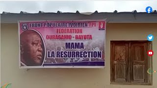 Larrivée du Président Laurent Gbagbo à Mama après 10 ans dabsence [upl. by Ettenajna776]