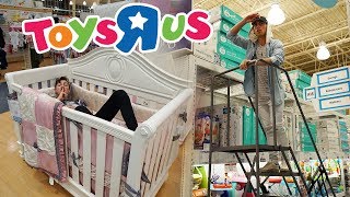 INSANE HIDE AND SEEK IN TOYS R US WE GOT KICKED OUT [upl. by Cosetta]