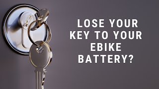 How To Remove Your Ebike Battery If You Lost Your Key Ecotric Hailong1 Battery [upl. by Rust]