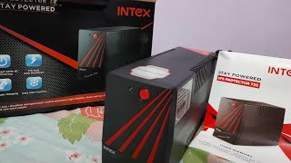 Intex UPS Protector 725 unboxing and review in hindi [upl. by Yecart361]