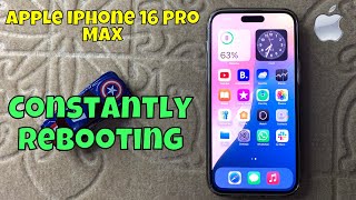 iPhone 16 Pro Max Constantly Rebooting Heres What To Do [upl. by Atsirhc]