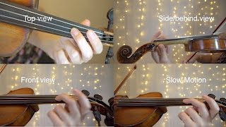 HOW TO VIOLIN VIBRATO wrist  UP CLOSE AND PERSONAL [upl. by Acsehcnarf]