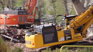 Ford Dagenham stamping and body plant Demolition part 18 [upl. by Hanikahs999]