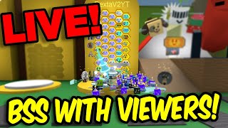 LIVE  Bee Swarm Simulator Stream  Playing with viewers [upl. by Kerr778]