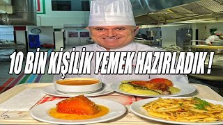 10000 Kişilik Yemek Hazırladık [upl. by Halyak]