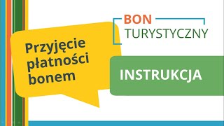 Bon turystyczny  przyjęcie płatności bonem [upl. by Malarkey]