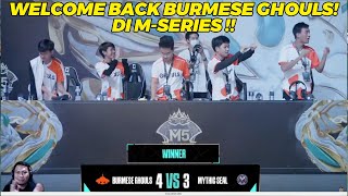 GAME INTENSE WELCOME BACK BURMESE TO M5  MYTHIC SEAL vs BURMESE GHOULS  Game 7  KBreakdown [upl. by Llenrap]