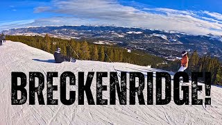 Skiing Breckenridge Ski Resort Colorado [upl. by Sherborne]