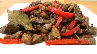 IGADO RECIPE  ILOCANO STYLE  PORK LIVER AND BELLY INGREDIENTS [upl. by Iene200]