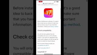 iOS 17  How to Install and iPhone Compatibility [upl. by Meisel633]