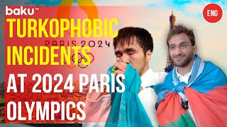 Azerbaijani and Kazakh athletes were prohibited from raising national flags at 2024 Olympics [upl. by Kcirnek]