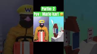 Mario kart Partie 2 🤣🤣 humour satisfying repost [upl. by Hairam]