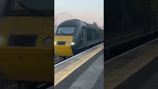 GWR HST going to Exeter Saint Davids station Pulling into Daish Warren station At 930 at night [upl. by Eelynnhoj834]