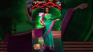 Gorgeous Divya Unni ❤️  Oru Chiri Iru Chiri Bumper Chiri  MazhavilManorama [upl. by Thaine]