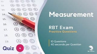 Quiz 4  Measurement ABA Exam Practice Questions ABA RBT BCBA [upl. by Eirffej]