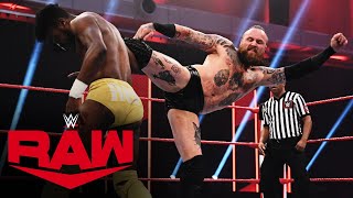 Aleister Black vs Leon Ruff Raw March 23 2020 [upl. by Akiraa209]