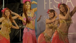 4K 20代～60代の美しい皆様のベリーダンスBelly Dance吹田フェス イベント [upl. by Attenyl]