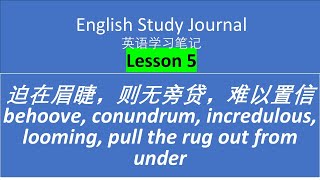 English Study Journal 英语学习笔记 [upl. by Accebber]