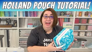 How to Make the Holland Pouch Zipper Bag by Center Street Quilts [upl. by Ebony727]