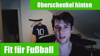 ⚽MuskelfaserrissZerrung Oberschenkel hinten  Was tun Wie behandeln [upl. by Sabella]