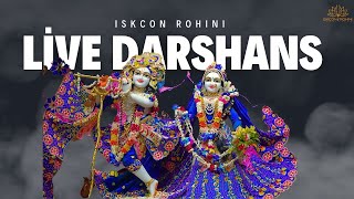 ISKCON ROHINI Live Darshans iskconrohiniofficial iskconrohinilive india [upl. by Sisely443]