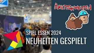 Wir haben Brettspielneuheiten angespielt  Spiel Messe in Essen 2024 [upl. by Noreh259]