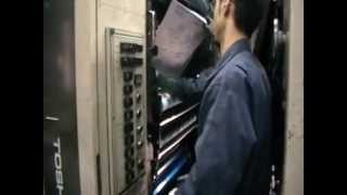 TOSHIBA WEB PRESS  Full Machine Video [upl. by Brandenburg]