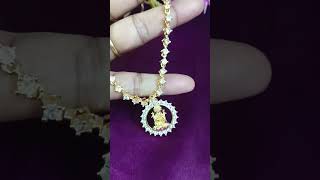 Diamond look micro gold plated necklace with earring combo available my whatsapp number 9787318720 [upl. by Glinys81]