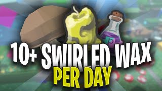 10 Swirled Wax Per Day Tutorial  Bee Swarm Simulator [upl. by Yee]