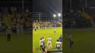 Luke Hayden 2nd punt Taylor vs Chiefland fridaynightlights football varsityfootball punter [upl. by Deeraf]