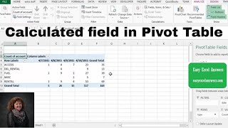 How to add a calculated field to a pivot table [upl. by Aivekal]