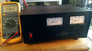 Astron RS35M Ham Power Supply Meter Illumination Surprise [upl. by Fidelia321]