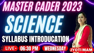 Master Cadre Science  Free Study Material  Syllabus Discussion Master Cadre First Attempt 2023 [upl. by Boarer]