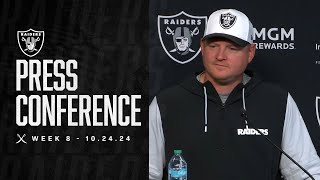 Coach Getsy Presser  102424  Raiders  NFL [upl. by Emaj]