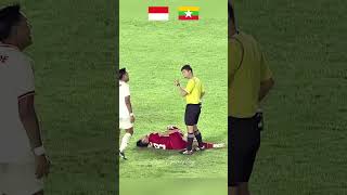 Harus diakui Timnas Indonesia kalah lawan Myanmar dalam skill kungfu tapi 🤣 timnasindonesia [upl. by Menzies]