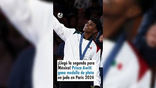 ¡Llegó la segunda para México Prisca Awiti gana medalla de plata en judo en Paris 2024 [upl. by Subocaj778]