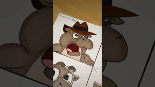 Moo Deng in 4 MORE Cartoon Styles shorts moodeng meme [upl. by Blank]