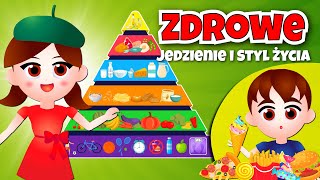 Ala i Piramida Zdrowego Żywienia dla dzieci 🍎 Zdrowe odżywianie  Film edukacyjny dla dzieci 🥗 [upl. by Mazman209]