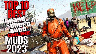 Top 10 Best GTA 5 Online Mods 2023 [upl. by Hailahk557]